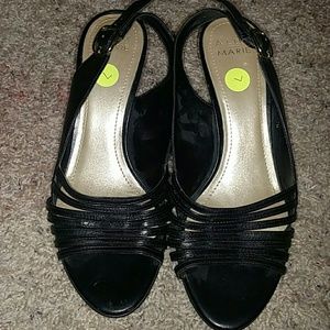 Alex Marie Strappy leather sling backs!